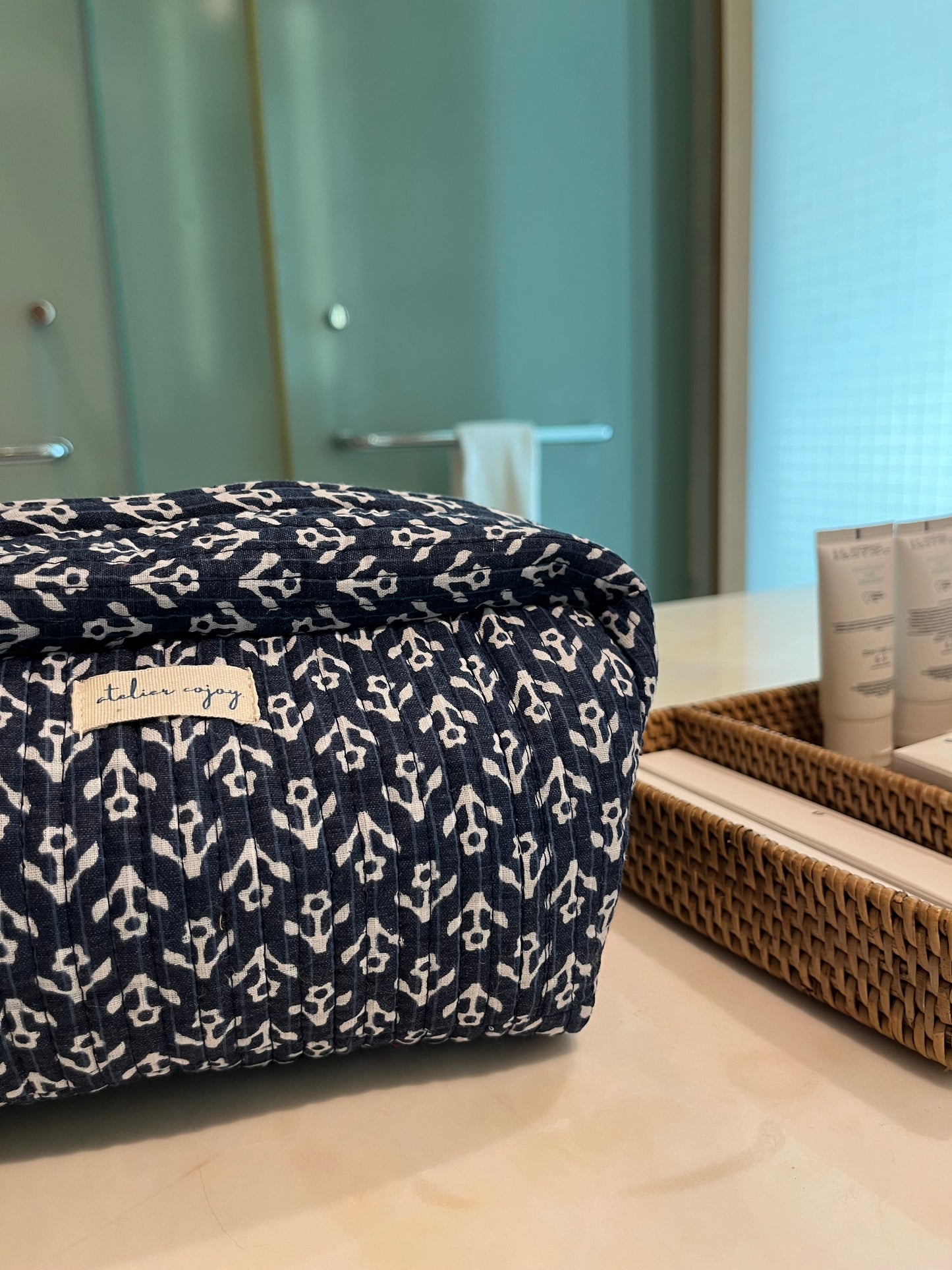 Indigo Toiletry Bag