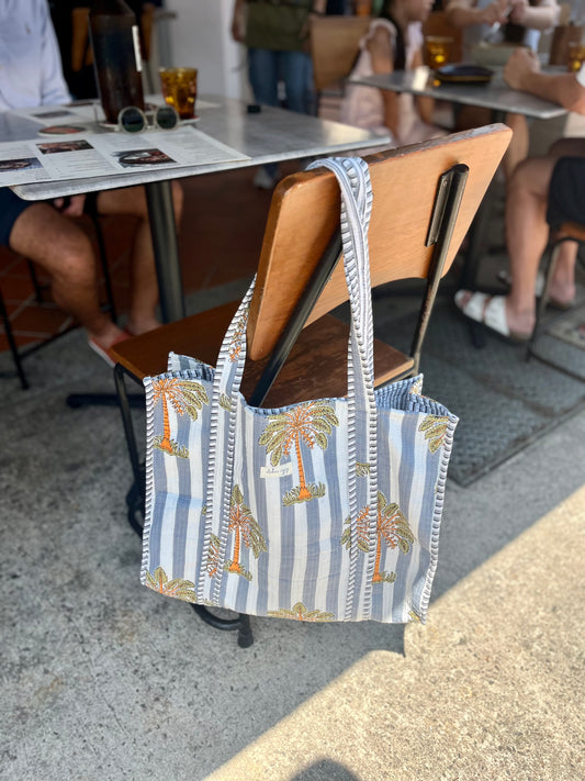 Tote Bag Azure Palms
