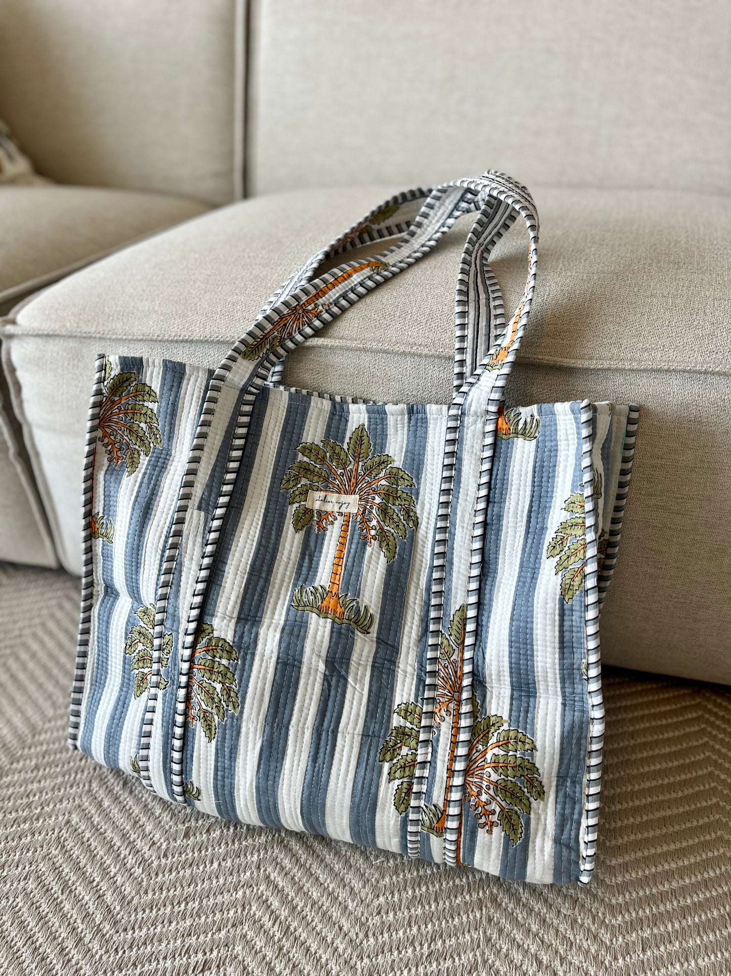 Tote Bag Azure Palms