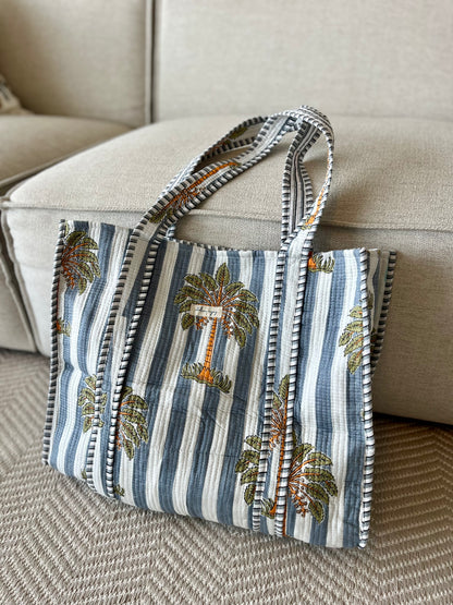 Tote Bag Azure Palms