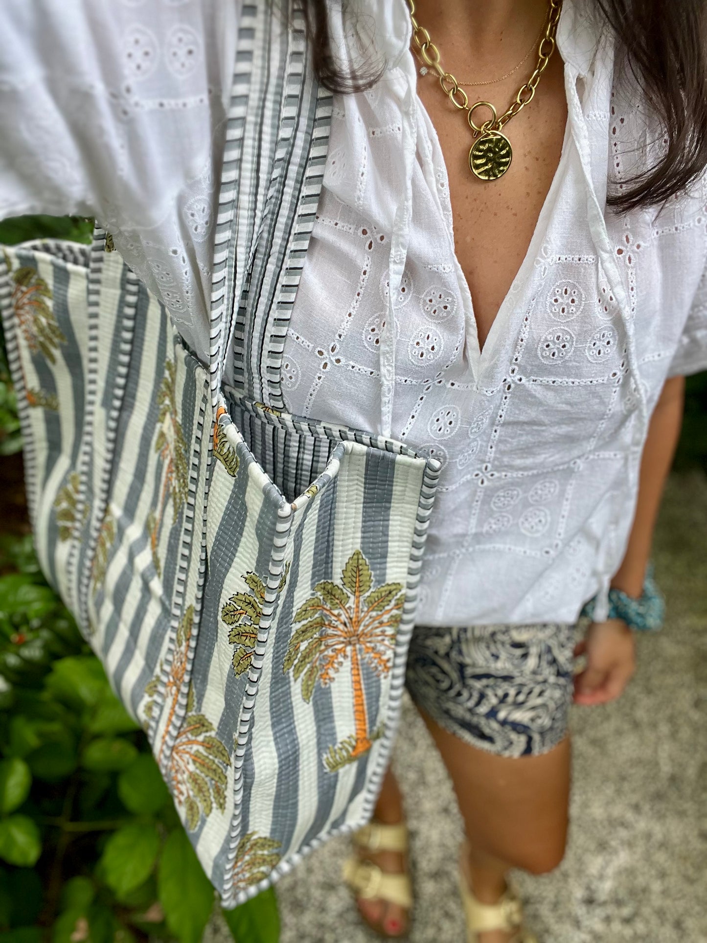 Tote Bag Azure Palms