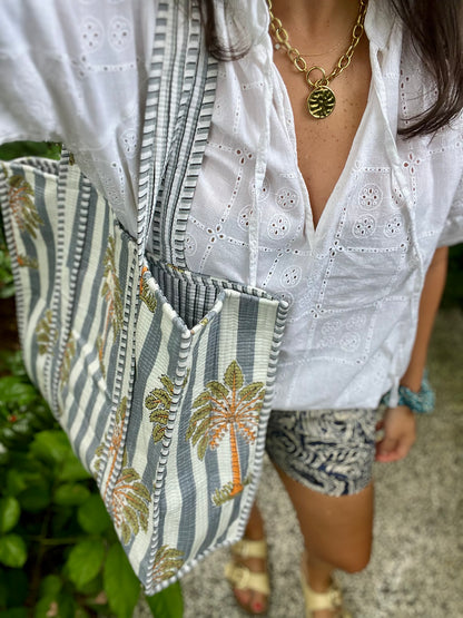 Tote Bag Azure Palms