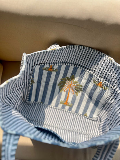 Tote Bag Azure Palms