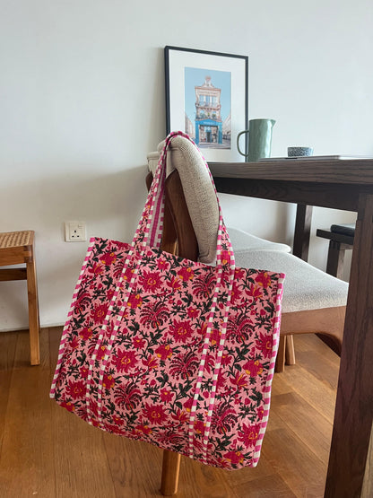 Tote Bag Pink Dahlia